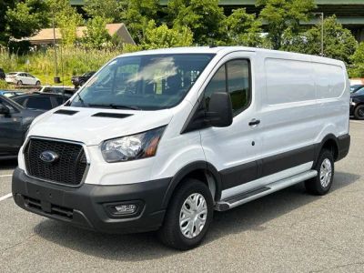 2025 Ford Transit Cargo Van — rear three-quarter view
