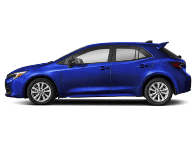2026 Toyota Corolla Hatchback — rear three-quarter view
