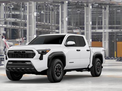 2026 Toyota Tacoma TRD OFF-ROAD in Ice Cap — front three-quarter view