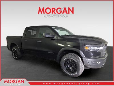2026 Ram 1500 Rebel in Black — front three-quarter view