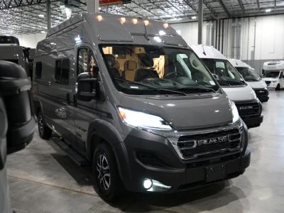 2027 Winnebago SOLIS — front three-quarter view
