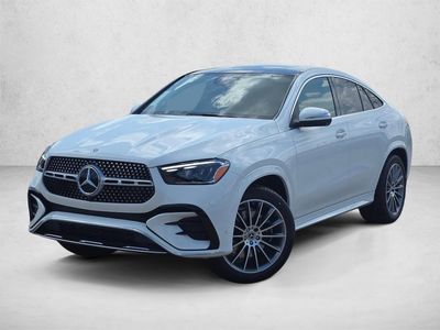 2026 Mercedes-Benz GLE 450 GLE 450 4MATIC &reg; Coupe in Polar White — front three-quarter view