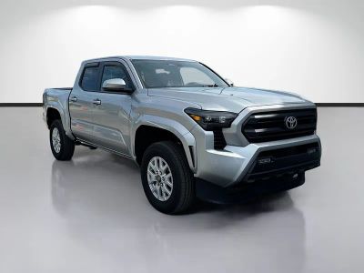 2024 Toyota Tacoma SR5 in Silver — front three-quarter view