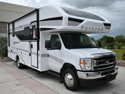 2027 Entegra ODYSSEY — front three-quarter view