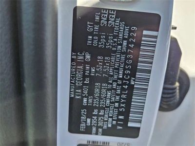 2025 Kia Sorento — photo 15 view