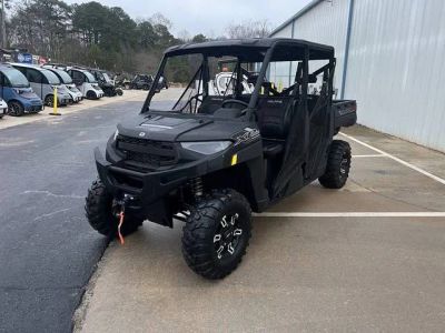 2026 Polaris® Ranger Crew XP 1000 EPS Texas Edition Black Crystal — front three-quarter view
