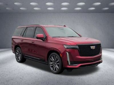 2023 Cadillac Escalade Sport in Radiant Red Tintcoat — front three-quarter view