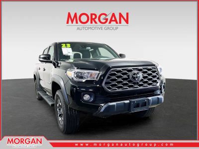 2023 Toyota Tacoma TRD Off-Road in Black — front three-quarter view