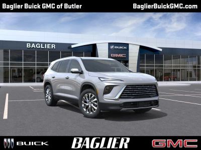 2026 Buick Enclave Preferred in Moonstone Gray Metallic — front three-quarter view