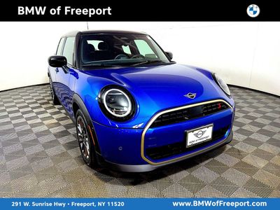 2025 MINI Hardtop 4 Door Cooper S in Blazing Blue Metallic — front three-quarter view