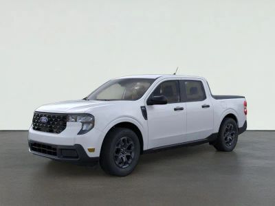 2026 Ford Maverick XLT in Oxford White — front three-quarter view
