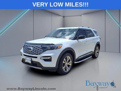 2020 Ford Explorer — rear three-quarter view