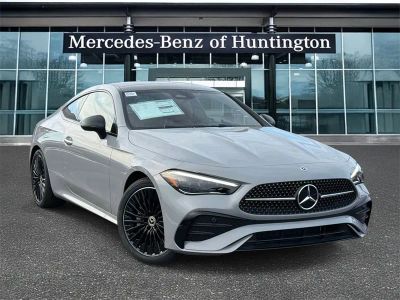 2026 Mercedes-Benz CLE 300 in MANUFAKTUR Alpine Grey — front three-quarter view