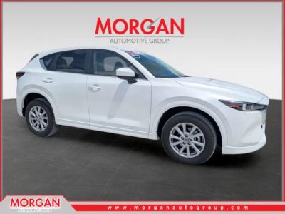 2025 Mazda CX-5 2.5 S Preferred Package in White Metallic — front three-quarter view