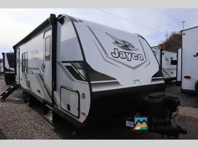 2026 Jayco Jay Feather 23RK — front three-quarter view