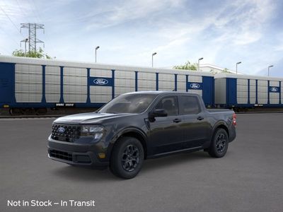 2026 Ford Maverick XLT in Shadow Black — front three-quarter view