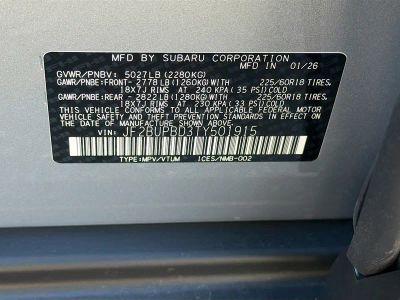 2026 Subaru Outback — photo 43 view