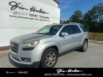 2014 GMC Acadia SLT-1 in Quicksilver Metallic — front three-quarter view