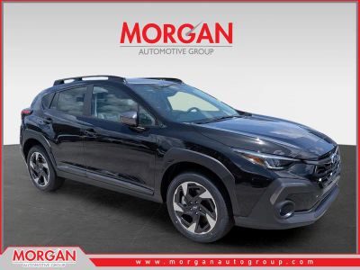 2026 Subaru Crosstrek Limited in Crystal Black Silica — front three-quarter view