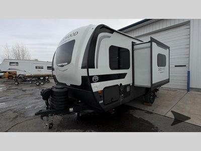 2026 Forest River RV Rockwood GEO Pro — rear three-quarter view