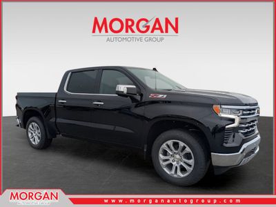 2026 Chevrolet Silverado 1500 LTZ in Black — front three-quarter view
