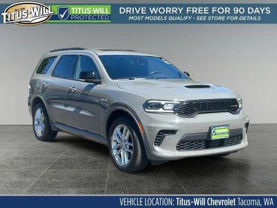 2025 Dodge Durango R/T in Gray — front three-quarter view