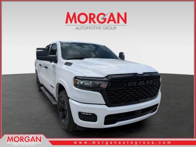 2026 Ram 1500 Big Horn in Bright White Clearcoat — front three-quarter view
