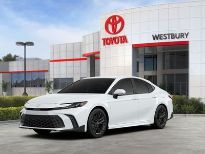 2026 Toyota Camry SE in Ice Cap — front three-quarter view