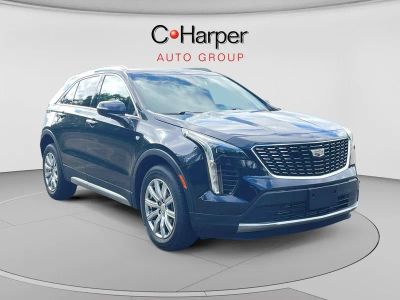 2023 Cadillac XT4 Premium Luxury in Galactic Grey Metallic — front three-quarter view