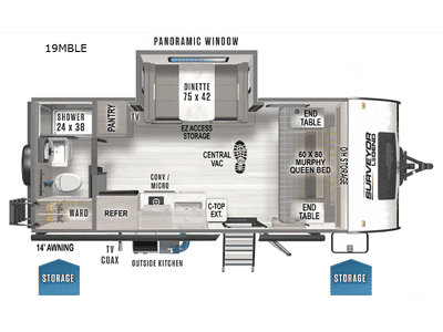 2022 Forest River RV Surveyor Legend — side profile view