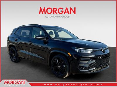 2026 Volkswagen Tiguan SE R-Line Black in Black — front three-quarter view