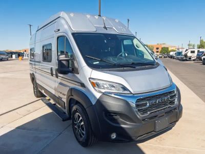 2027 Winnebago SOLIS — front three-quarter view