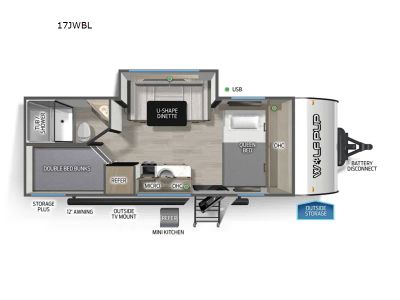 2026 Forest River RV Cherokee Wolf Pup Black Label — side profile view