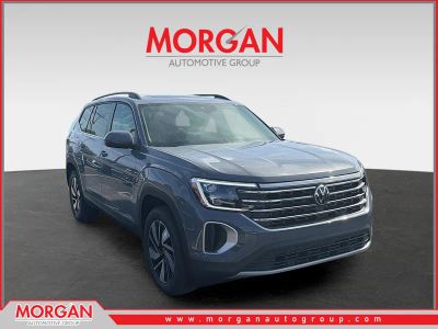2026 Volkswagen Atlas 2.0T SE w/Technology in Gray — front three-quarter view
