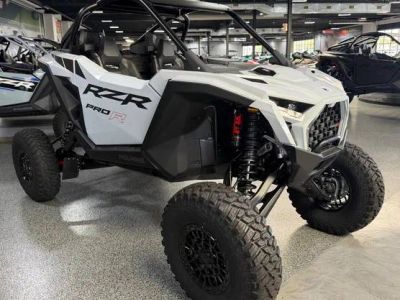 2026 Polaris® RZR PRO R ULTIMATE - WHITE CRYSTAL — front three-quarter view