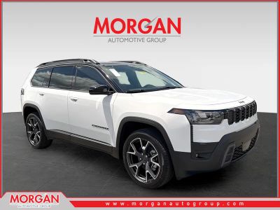 2026 Jeep Cherokee Overland in White/off-white — front three-quarter view