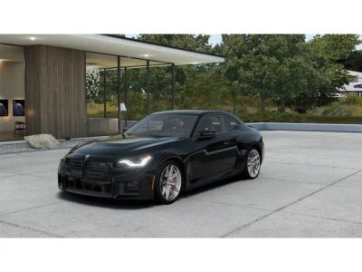 2026 BMW M2 Base in Black Sapphire Metallic — front three-quarter view