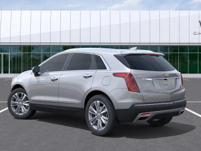 2026 Cadillac XT5 — rear three-quarter view