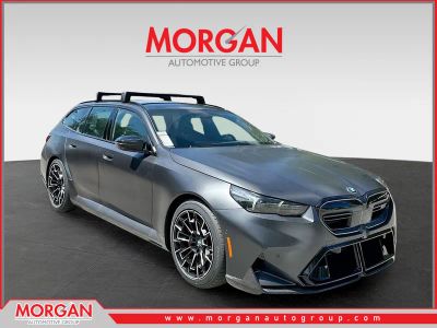 2026 BMW M5 Base in Gray — front three-quarter view