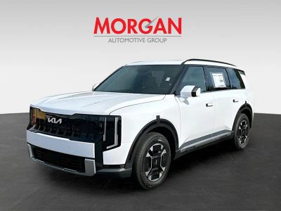 2027 Kia Telluride Hybrid — rear three-quarter view