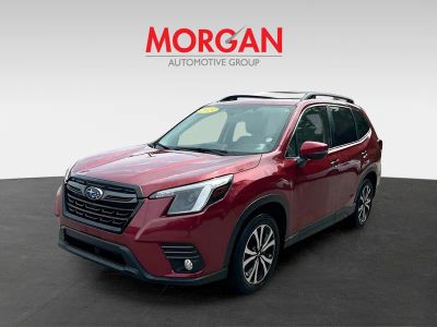 2023 Subaru Forester — rear three-quarter view