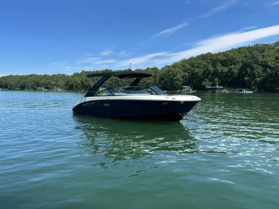 2026 Sea Ray SDX 230 Surf — rear three-quarter view