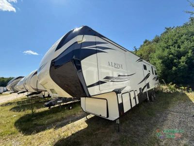 2020 Keystone RV Alpine — rear three-quarter view