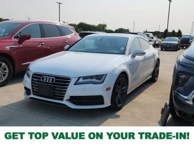 2014 Audi A7 3.0T Prestige quattro in Glacier White — front three-quarter view