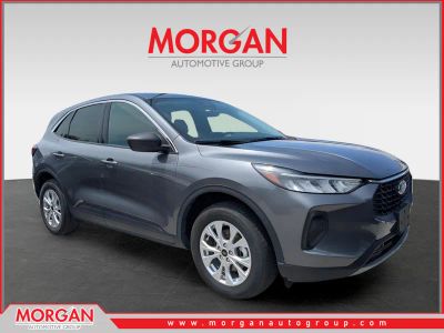 2024 Ford Escape Active in Gray — front three-quarter view
