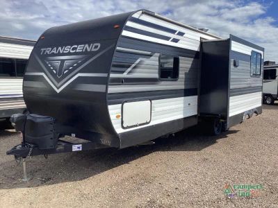 2023 Grand Design Transcend Xplor — rear three-quarter view
