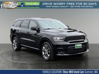2020 Dodge Durango R/T in Black — front three-quarter view