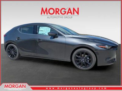 2026 Mazda Mazda3 Hatchback 3 2.5 S Premium in Machine Gray Metallic — front three-quarter view