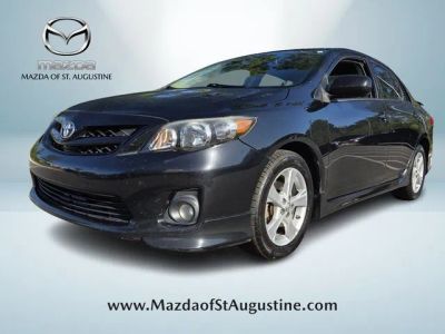 2012 Toyota Corolla S in Black — front three-quarter view