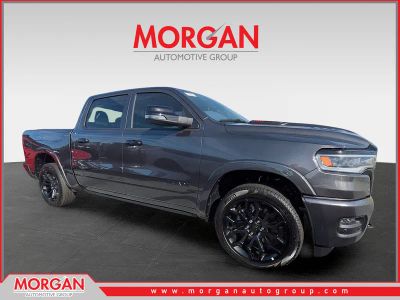 2026 Ram 1500 Limited in Gray — front three-quarter view